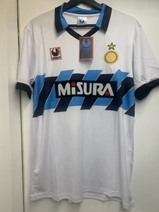 Maglia Inter 1990/91 Vintage retro UHLSPORT Matrhaus Old Style Taglia M Nuova - Foto 1 di 6