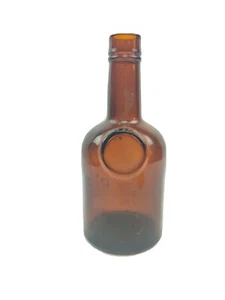 Rare Antique Amber Squat Whiskey Bottle Federal Law Forbids Sale or Re-use of th - Picture 1 of 4