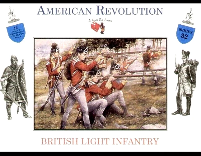 ACCURATE FIGURES A Call to Arms ACTA32 1/32 America Revolution British light infantry