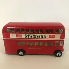 Corgi Double Decker Bus Red Diecast London Standard 4-3/4X1-1/2X2-1/2"