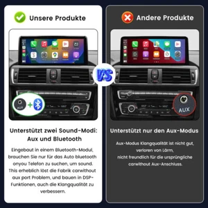 10" IPS Autoradio CarPlay Linux GPS SWC USB Navi für BMW F30 F31 F34 F32 F36 NBT - Bild 1 von 12