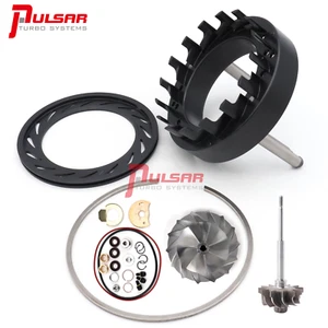 Rebuild Kit and 60mm Billet Wheel+Turbine Wheel+Nozzle Ring for 07-12 HE351VE - Picture 1 of 13