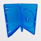 3 X Amaray with 14 mm Spine Blue Blu-Ray DVD Triple Cases Holds 3 Disks