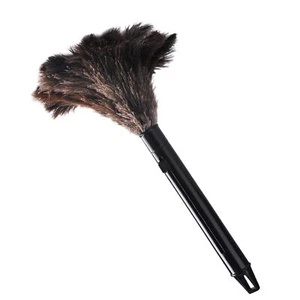 16'' Feather Duster Durable Dust Collecting Cleaning Tool Handle Portable - Picture 1 of 12