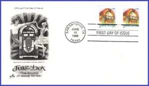 USA3 #2912A Pl #S11111 U/A ARTCRAFT FDC PNC2 Juke Box (SV) s/a - Picture 1 of 1