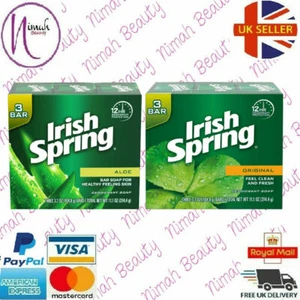 Barra de jabón desodorante Irish Spring original, aloe, barra de jabones de 3,7 oz - Imagen 1 de 13