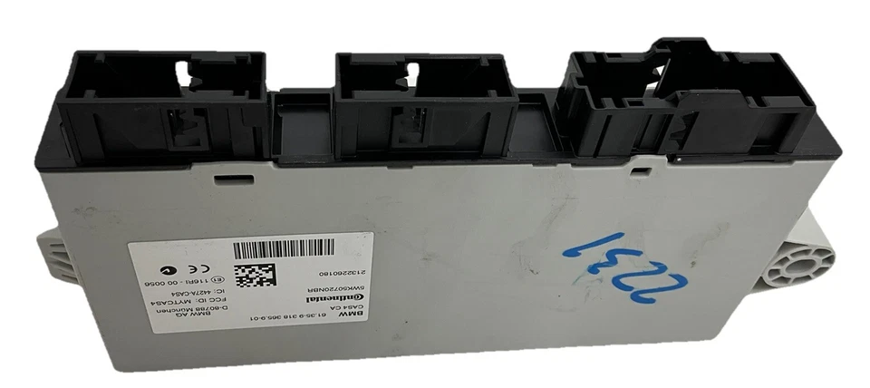 2014 BMW X3 CAR CONTROL ACCESS SYSTEM CONTROL OEM # 61359318365 - Image 1 of 4