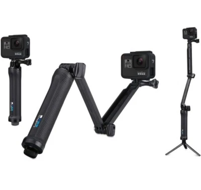 GoPro Support 3-Way Tripod Camera Holder - Black (AFAEM-001) - Image 1 of 4