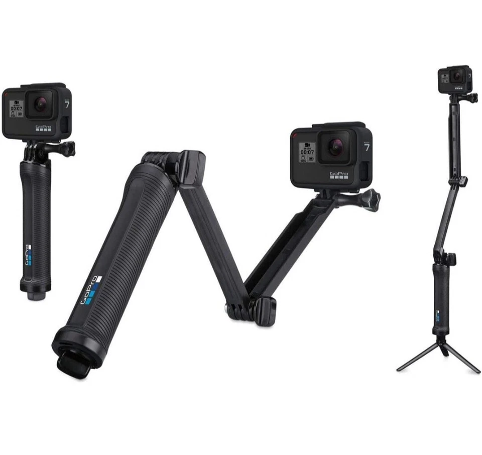 GoPro Support 3-Way Tripod Camera Holder - Black (AFAEM-001) - Image 1 of 4