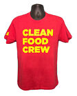 Official Petco Clean Food Crew Employee Red Tshirt Medium M Women Men?? A24