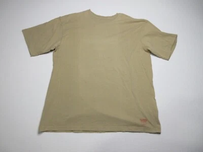 Guess Jeans Regular Fit Crew Neck Mens T-Shirt Short Sleeve Size XXL Brown - Image 1 of 4
