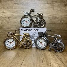 Retro Bedside Living Room Home Clock Crafts Bicycle Clock Alarm Clock