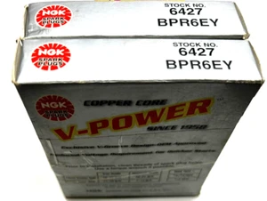 NGK V-Power Ignition Spark Plug BPR6EY / 6427 Set Of 8 - Picture 1 of 3