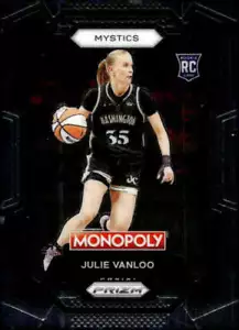 Julie Vanloo RC 2024 Panini WNBA Prizm Monopoly Base #34 ROOKIE Basket ID:126218 - Foto 1 di 2