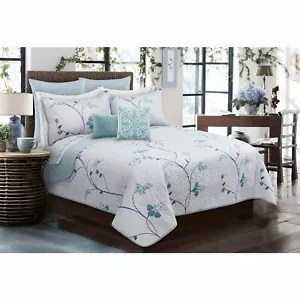 Quilt 3PC Set DQ Floral Whisper - Queen size - Picture 1 of 1