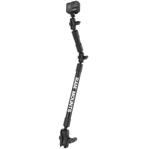 RAM 30" Montaje en poste resistente con adaptador de cámara universal RAP-201-B-12-4-A-GOP1 - Imagen 1 de 3