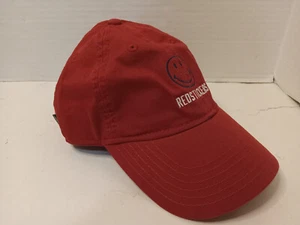 Legacy 92 Red Stickers Smile Strap Back Hat Cap New - Picture 1 of 6