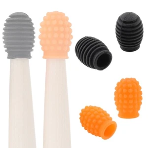 4pcs Silencing Drumming Practice Drum Stick Tip Cover Fit 7A / 5A / 5B / 2A / 2B - Picture 1 of 10