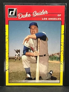 2023 Donruss Yellow #282 Duke Snider RETRO - BB - Picture 1 of 2