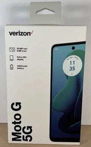 2024 Motorola Moto G 5G 128GB 4GB RAM Smartphone ( Sage Green ) Prepaid Verizon - Picture 1 of 3