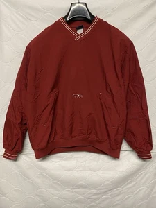 Ocean Pacific OP Sport Pullover Windbreaker Rot Langarm L/XL Polyester - Bild 1 von 8