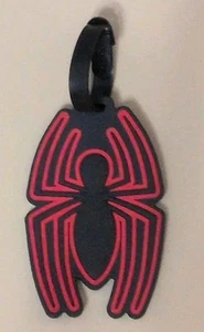 MARVEL Luggage Tags ID BAG TAG SPIDERMAN SPIDER RED BLACK NEW - Imagen 1 de 2