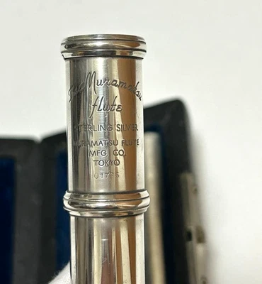 Flauta Muramatsu totalmente revisada – Prata esterlina com estojo usado JAPÃO Me - Imagem 1 de 4