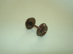 10xH0-Gleichstrom Radsätze/Achsen passend für PIKO Lkdm 11,4mm,  A24,4mm e.i.DC - Bild 1 von 1
