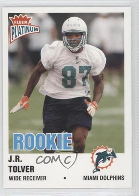 2003 Fleer Platinum Rookie JR Tolver #213 Rookie RC - Image 1 of 2