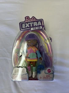 Barbie Extra Minis Puppe mit Lavendel Haarschmuck für Barbies. Neues Kinderspielzeug - Bild 1 von 15