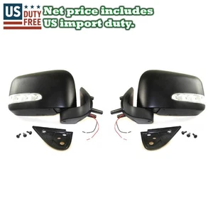 FIT NISSAN D22 HARDBODY FRONTIER NAVARA NP300 PICKUP TRUCK DOOR MIRROR LED 97-04 - Picture 1 of 6