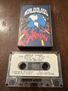 World Class Jammin Demo Tape Cassette 1990 Hard Rock AOR Glam Metal California ! - Picture 1 of 4