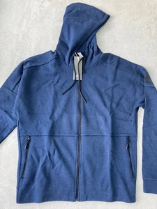 adidas ID STADIUM FZ Gr. XL Kapuzensweatjacke blau mit Reissverschluss Hoodie - Bild 1 von 10