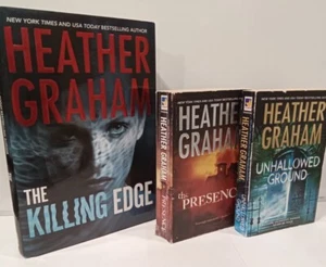 Lot of 3 Books, Harrison Investigation Series, Heather Graham, HC Paperback Mix - Picture 1 of 6