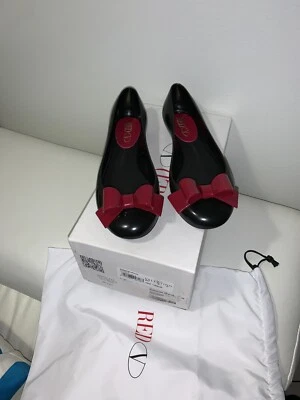 100%Authentic Valentino jelly Bow flats ballerina 39 Made In Italy Retails $1000 - Image 1 of 4