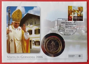 Papst Benedikt "Besuch in Deutschland 2006" MIT MEDAILLE TOP !!! - Bild 1 von 3