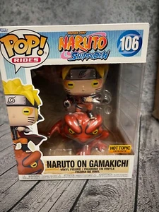 FUNKO POP RIDES  SHIPPUDEN NARUTO ON GAMAKICHI # 106 EXCLUSIVE HOT TOPIC NIB - Picture 1 of 7