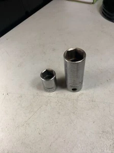 WILLIAMS USA- Lot of 2 SAE 1/2” Drive Sockets (7/8” ST-628) (1-1/16” SD-634) - Picture 1 of 5