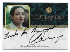 2017 Cryptozoic Outlander Season 2 Autograph Laura Donnelly as Jenny Fraser