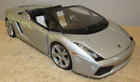 READ DESCRIPTION Lamborghini Gallardo 1:18 Scale Diecast Car Silver - Maisto