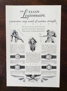 1928 vintage original ad Elgin Legionnaire Wrist Watch - Picture 1 of 1