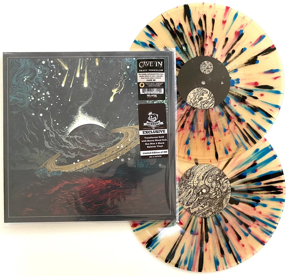 CAVE IN - Heavy Pendulum Ltd Newbury Comics Edition /300 Splatter Vinyl LP MINT - Imagem 1 de 4