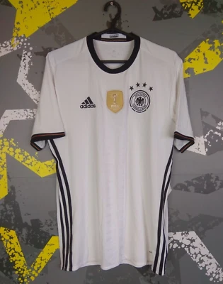 Germany Jersey 2016 2017 Home MEDIUM Shirt Adidas AI5014 ig93 - Image 1 of 4