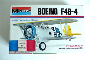 KIT MONOGRAM 1/72 ème BOEING F4B-4 1968 COMPLET - Imagen 1 de 4