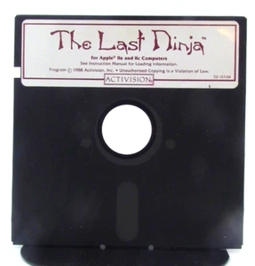 The Last Ninja 1988 Apple IIe IIc Activision 5.25 Diskettenspiel UNGETESTET - Bild 1 von 4