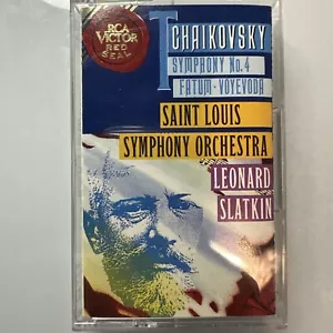Tchaikovsky Symphony No 4 Fatum Voyevoda Saint Louis Slatkin (Cassette) - Imagen 1 de 2