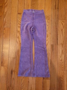 Gap Kids Purple Ribbed Flare pants size 8 (medium) - Picture 1 of 3
