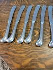 Vintage Barclay Geneve Stainless, Oyster Bay, Dinner Knives, Set of 6