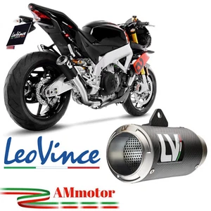 LeoVince Tuono V4 1100 2021 Aprilia LV Corsa Carbonio Terminale Di Scarico Moto - Picture 1 of 6
