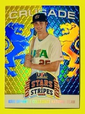 KRIS BRYANT - 2015 PANINI USA BASEBALL STARS & STRIPES BLUE CRUSADE RC #59 NM